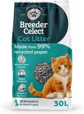 Recycled Paper Cat Litter, 30 L (Pack of 1)