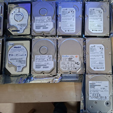 11 x Vintage IDE Hard Disk Drives Job Lot good working drives