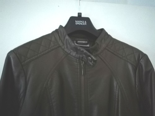 Wallis faux leather dark - leather,