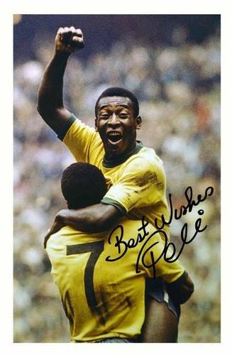 Pele brazil autograph - autograph, signed