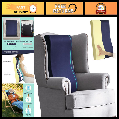 Neck lumbar support - 2-in-1,