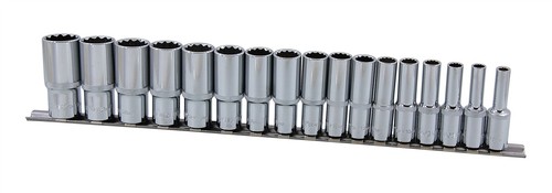 Socket set 8in drive - socket, 3/8in