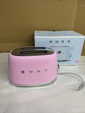 Smeg TSF01PKUK 2-Slice Toaster Pink