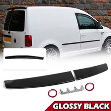 GLOSS BLACK FOR VW CADDY&MAXI 05-18 REAR TWIN DOOR TRUNK SPOILER SPORTLINE STYLE