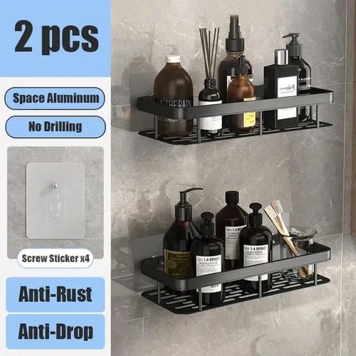 2pcs self adhesive shower - shower, rack