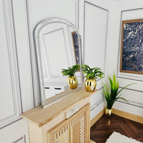 Dolls house arched overmantle - dolls,