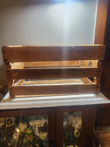 Vintage wooden slats fruit - wooden,