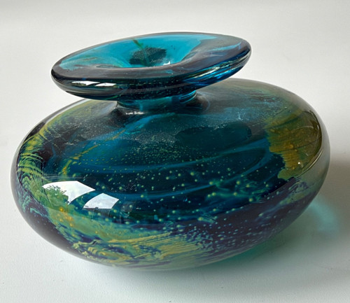 Signed mdina art glass - art,
