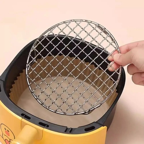 Portable round air fryer rack - portable,