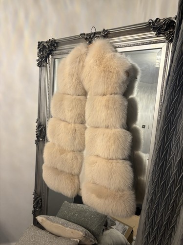 Fox fur gilet - fox,