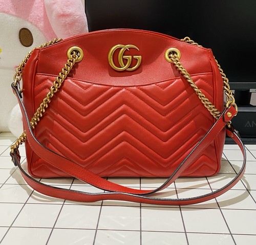 Red gucci marmont - red,