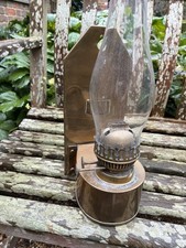 Antique Brass Wall Hanging Oil