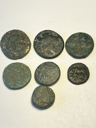 Ancient greek coins lot x7 - greek,