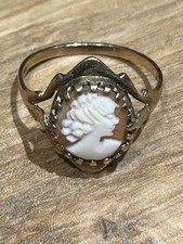 9ct Gold Antique Cameo Ring