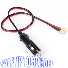 15A Male Plug Cigarette Lighter Adapter Power Cord 12 Volts Auto Car Heavy Duty