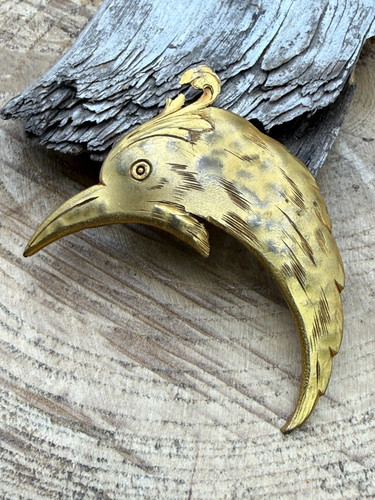 Vintage kitsch bird head - vintage,