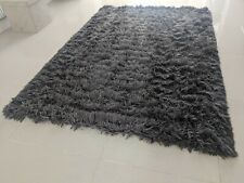 Large Dark Grey Shaggy Rug from Next 140cm x 200cm