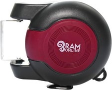 Ram® Clothes Washing Line 30M Retractable 2x15m Line Cable Wall Mounted Burgundy