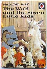 Vintage Ladybird Book–The Wolf&the Seven Little Kids-606D-1st Ed-Good+FREECOVER+