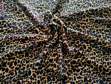 Animal Print faux Fur Velour