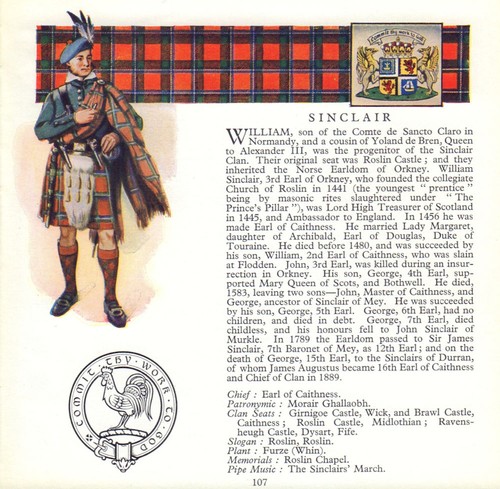 Sinclair scotland scottish - sinclair.,