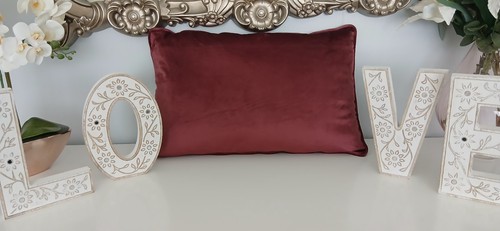 Oblong cushion cover velour - oblong,