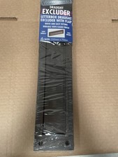 STORMGUARD Brown 06SR0160000B Internal PVC Letter Box Brush Cover with Flap, Ext