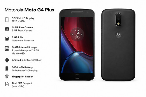 Motorola moto plus - plus, 16gb