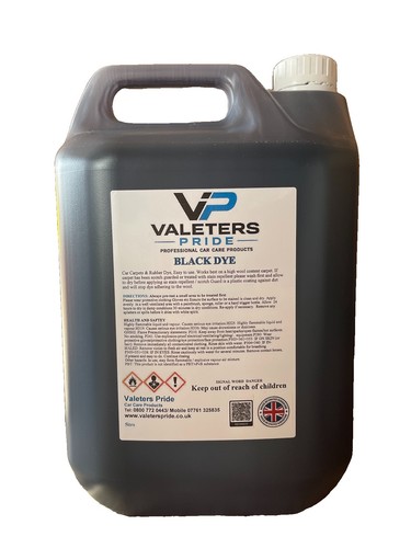 Black carpet dye gloves - black,
