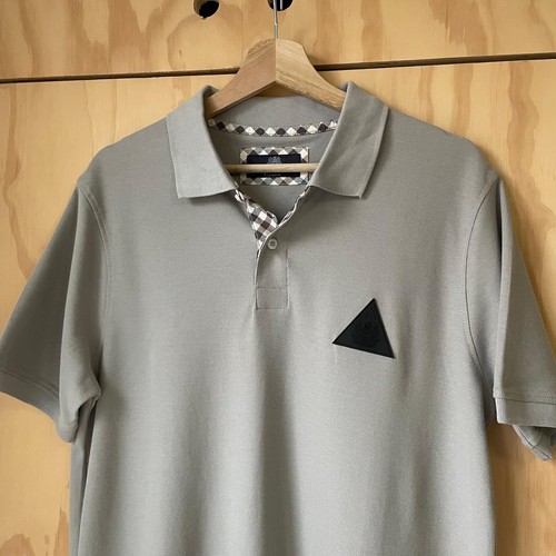 Grey aquascutum polo shirt - grey,