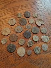 Lot Of Roman Coins Metal Detecting Finds