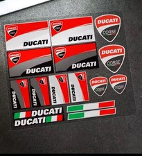 DUCATI  CORSE Motorcycle DECAL   Sticker Fuel Tank Fairing Body Badge HELMET