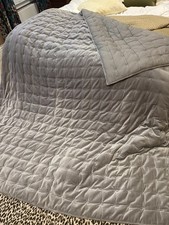 Heal's Velvet Quilt Bedspread