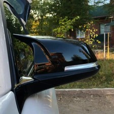 2x Gloss Black Wing Mirror
