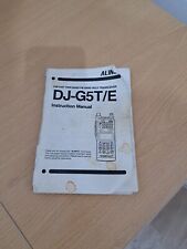Alinco DJ G5 Manual
