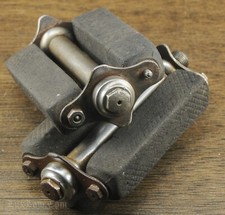 Vintage Raleigh 4" Block PEDALS  9/16"  3 Speed Tour Bike Prewar Cruiser Bicycle