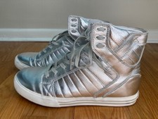 Supra NS Skytop Silver Perf Size 9 Chad Muska 2 II Brooklyn Projects Factory 413