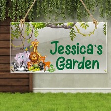 Personalised Sign Jungle