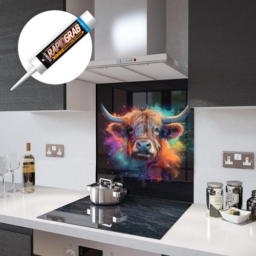 Glass splashbacks highland - splashbacks, cow