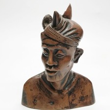 ANTIQUE EARLY CARVED WOOD BALI