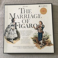 SAX 2381-4 ED1 Mozart Marriage Of Figaro Giulini 4LP Columbia B/S 1st Excellent