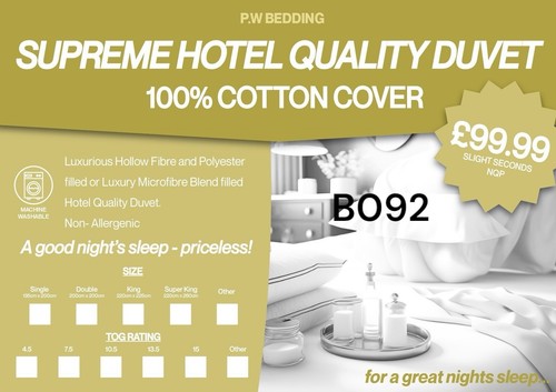Super king size tog luxury - 4.5,