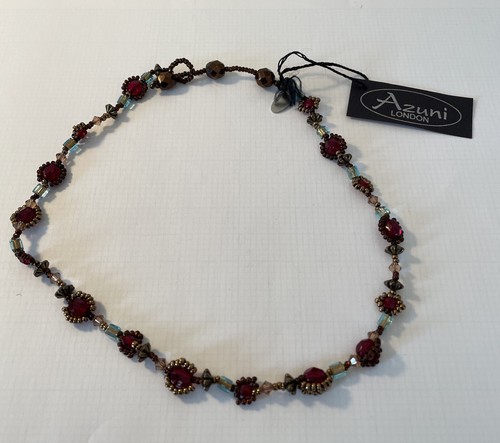 Azuni choker necklace red