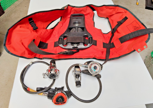 Vintage scuba diving equipment - scuba,