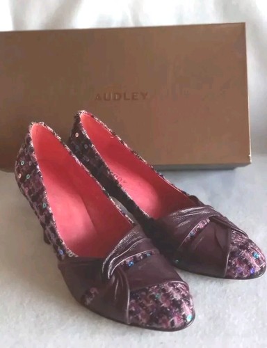 Audley purple tweed - audley, court