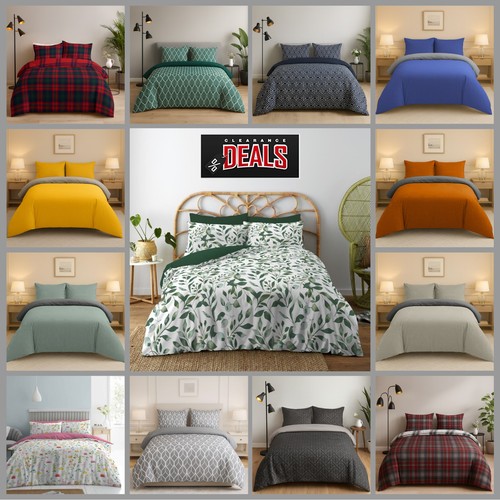 Microfiber reversible bedding - microfiber,
