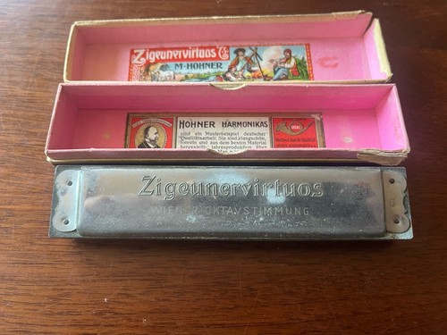Vintage harmonica hohner gypsy - harmonica,