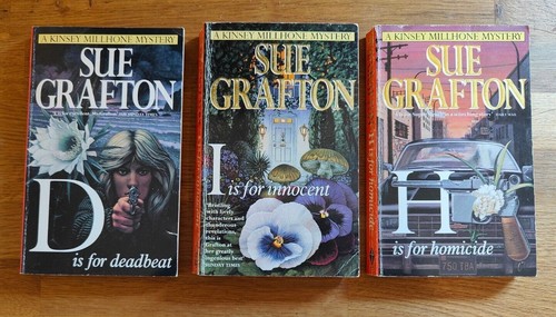 Book sue grafton x3 - book,