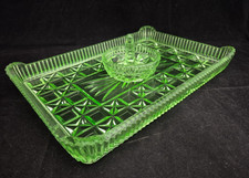 Vintage Uranium Green Glass