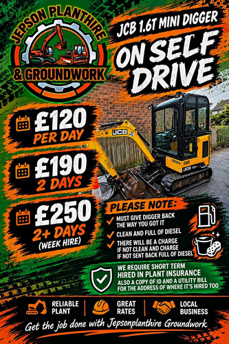 Jcb 16c mini excavator - mini,
